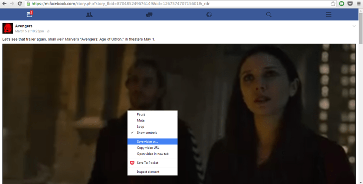 Download the Facebook Video 3