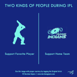 Two Kinds of People During IPL (Poster 4)