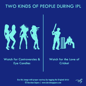 Two Kinds of People During IPL (Poster 5)
