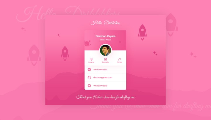 Dribbble Debut
