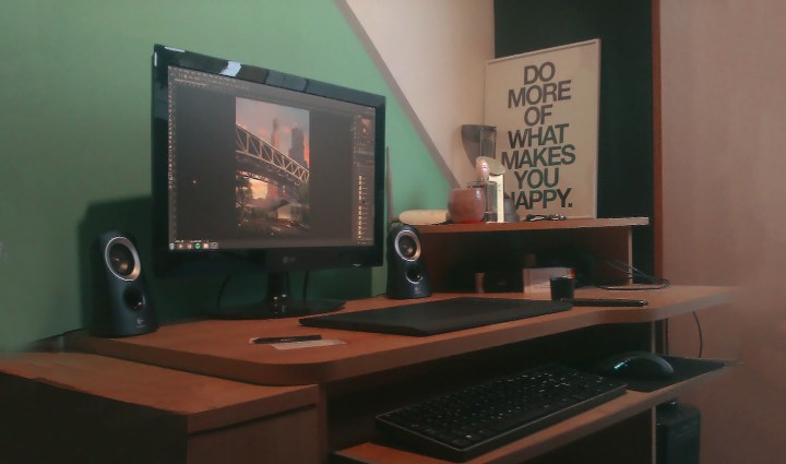 Martina Stipan's work set-up