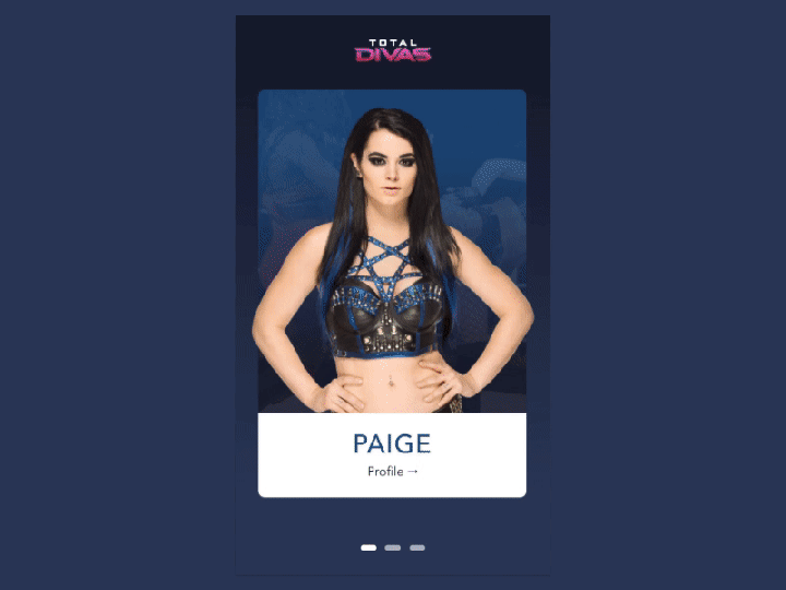 Total Divas Cards Interaction