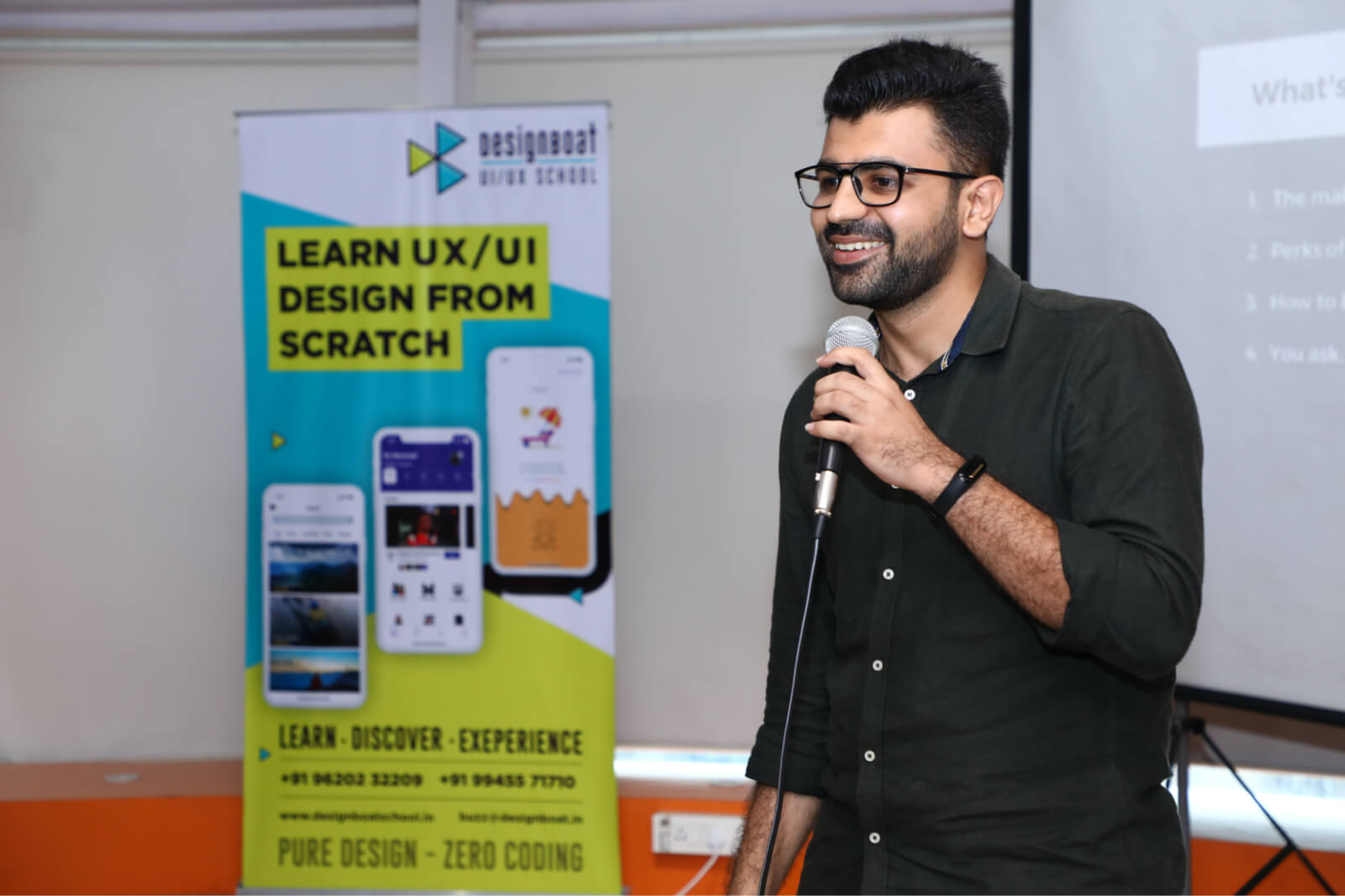 Speaker session in Dribbble Meetup Mumbai