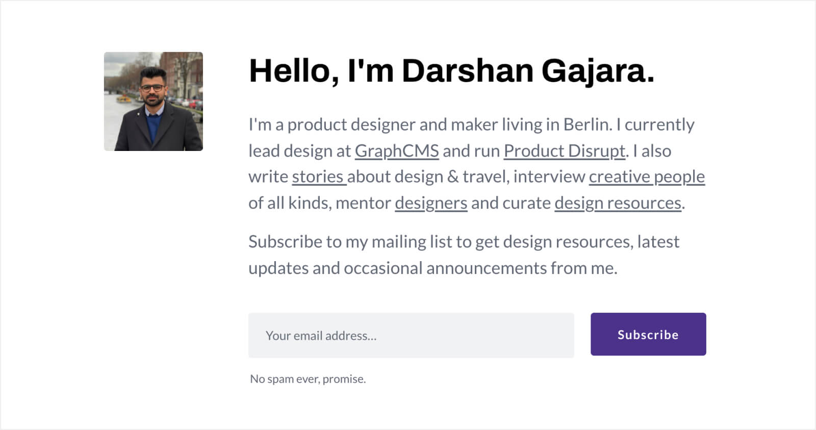 Personal Newsletter - Darshan Gajara